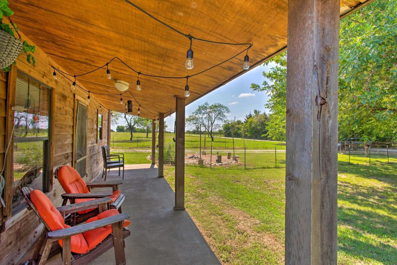 Collinsville Texas Cabin On 130 Acres Walk To Lake Ray Roberts מראה חיצוני תמונה